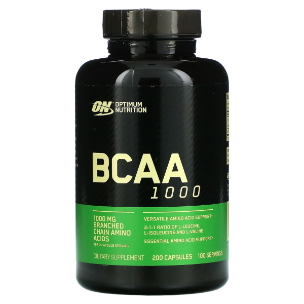 Optimum Nutrition BCAA 200 capsules