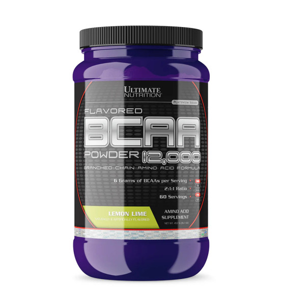 Ultimate Nutrition BCAA 12000 457 grams (Лимон-лайм)