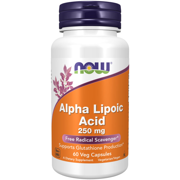NOW Alpha Lipoic Acid 250 mg 60 veg capsules