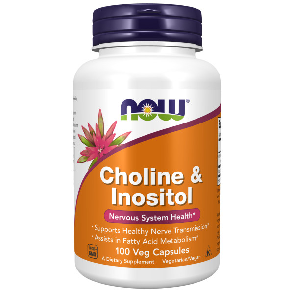 NOW Choline & Inositol 100 veg capsules