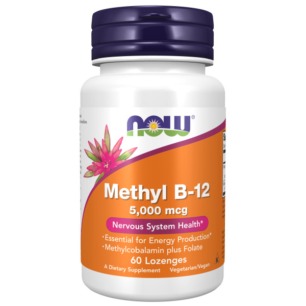 NOW Methyl B-12 5000 mcg 60 lozenges