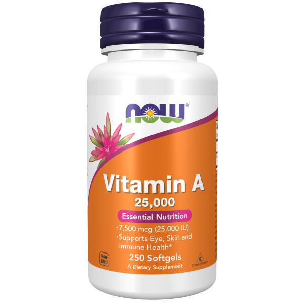 NOW Vitamin A 25000 ME 250 softgels