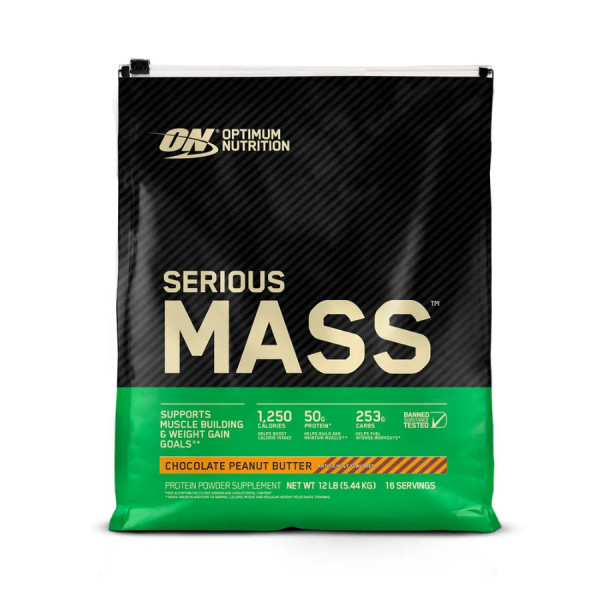 Optimum Nutrition Serious Mass 5440 grams (Шоколад - арахисовое масло)