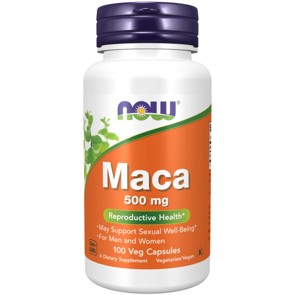NOW Maca 500 mg 100 veg capsules