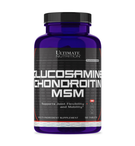 Ultimate Nutrition Глюкозамин Хондроитин МСМ 90 таблеток