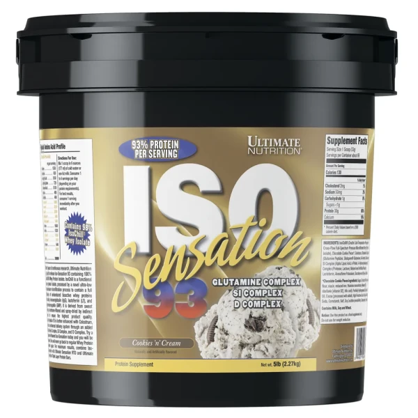 Ultimate Nutrition Iso Sensation 2275 grams (Печенье крем)