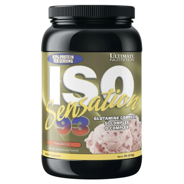Ultimate Nutrition Iso Sensation 910 grams (Клубника)