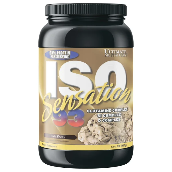 Ultimate Nutrition Iso Sensation 910 grams (Бразильский кофе)