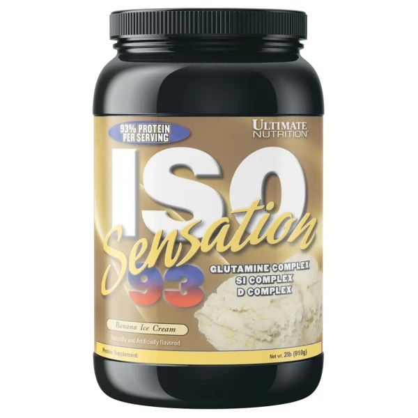 Ultimate Nutrition Iso Sensation 910 grams (Банановое мороженое)
