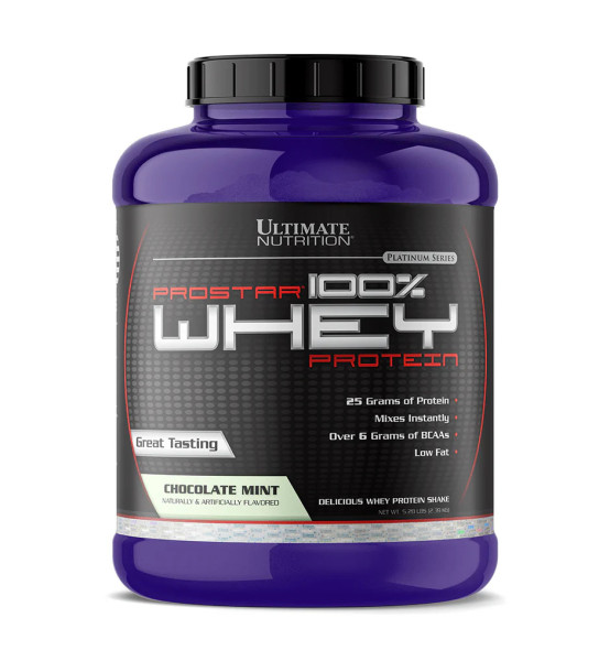 Ultimate Nutrition Prostar Whey 2270 grams (Шоколад мята)