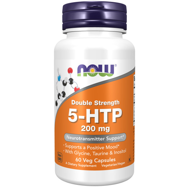 NOW 5-HTP 200 mg 60 veg capsules