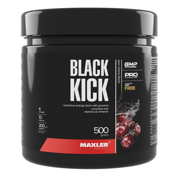Maxler Black kick 500 grams (Вишня)