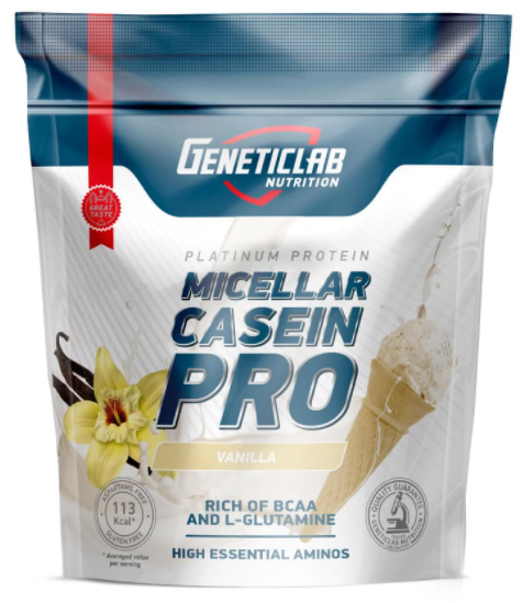 Geneticlab Casein 1000 grams (Ваниль)
