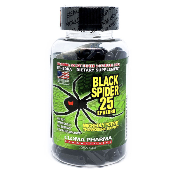 Cloma Pharma Black Spider 100 capsules