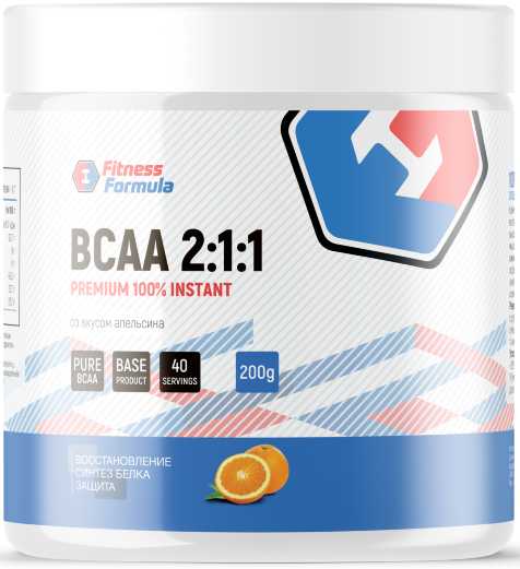 Fitness Formula БЦАА 200 грамм (Апельсин)