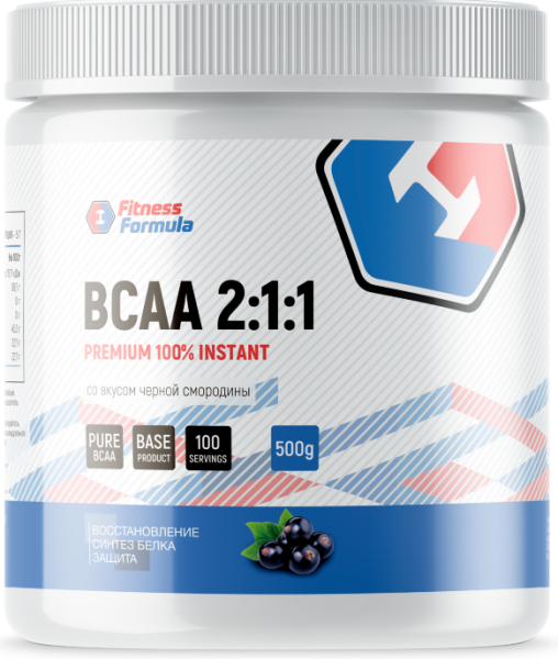 Fitness Formula БЦАА 500 грамм (Черная смородина)