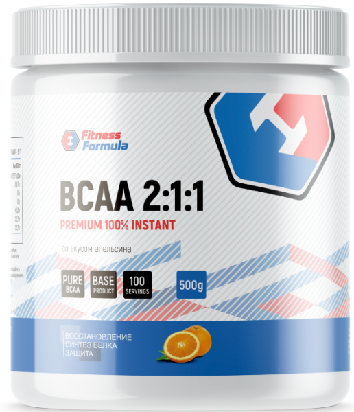 Fitness Formula БЦАА 500 грамм (Апельсин)