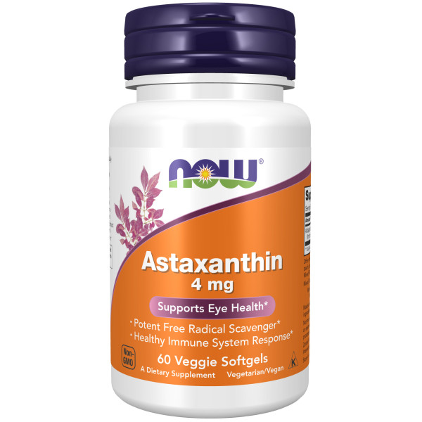 NOW Astaxanthin 4 mg 60 softgels