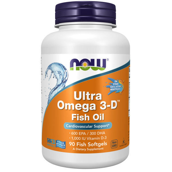 NOW Ultra Omega 3-D 90 softgels