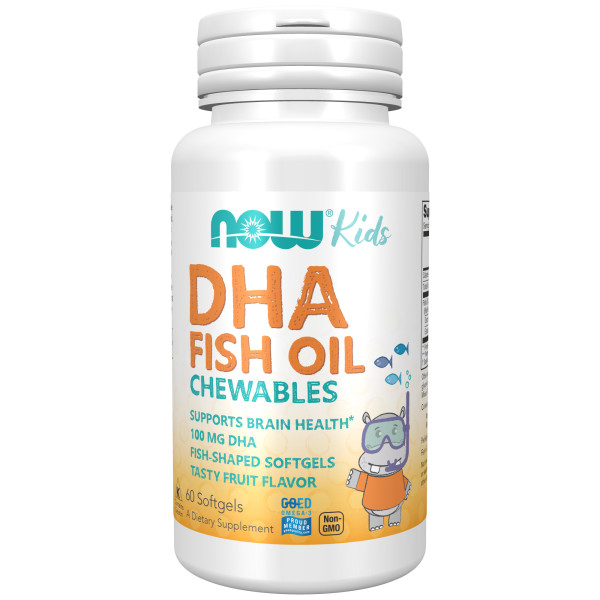 NOW Kids DHA 60 softgels