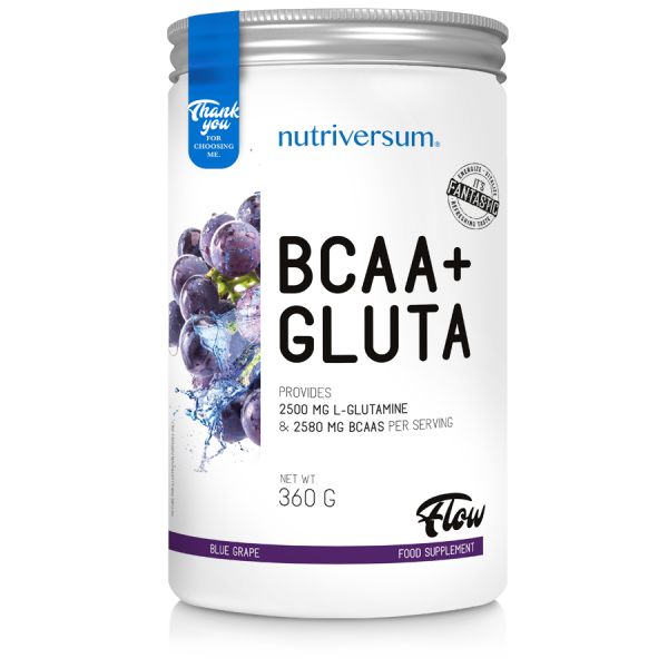Nutriversum БЦАА+Глутамин 360 грамм (Виноград)