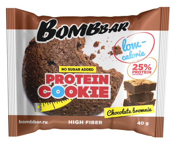 Bombbar Protein cookie 40 grams (Шоколадный брауни)