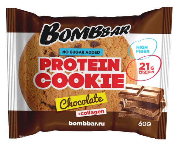 Bombbar Protein cookie 60 grams (Шоколад)
