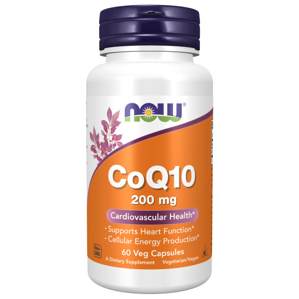 NOW CoQ10 200 mg 60 veg capsules