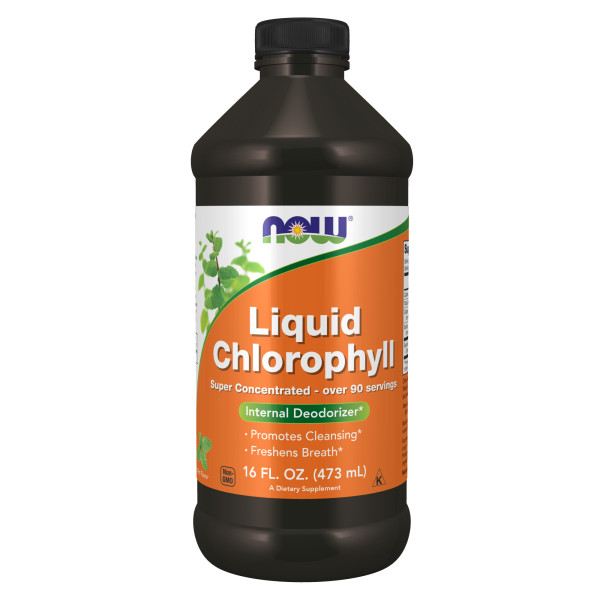 NOW Liquid Chlorophyll Mint Flavor 473 ml