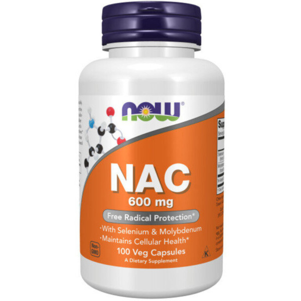 NOW NAC 600 mg 100 veg capsules