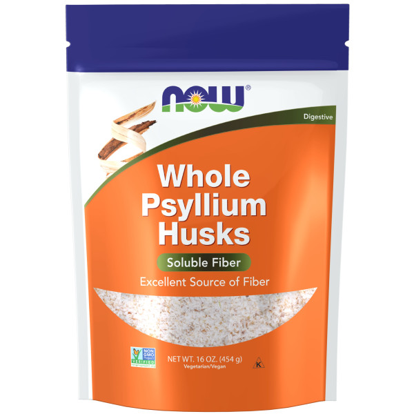 NOW Psyllium Husks Whole 454 grams