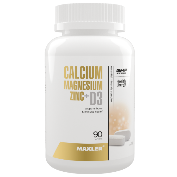 Maxler Calcium Zinc Magnesium + D3 90 tablets