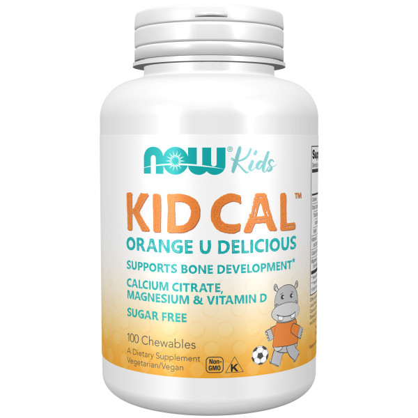 NOW Kid Cal chewable calcium 100 chewables