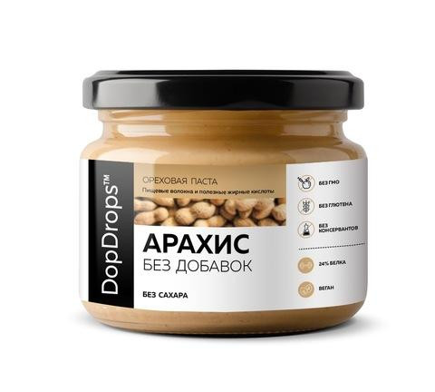 DopDrops Арахисовая паста без добавок 250 grams