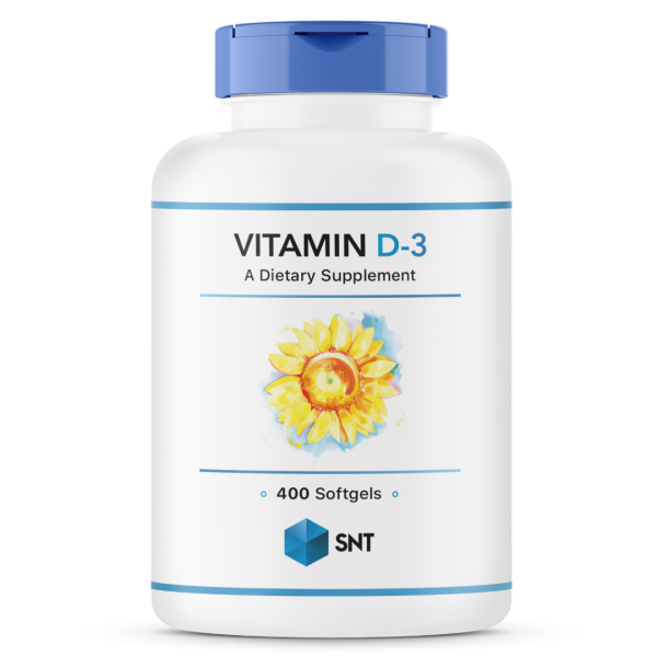 SNT Vitamin D3 5000 ME 400 softgels