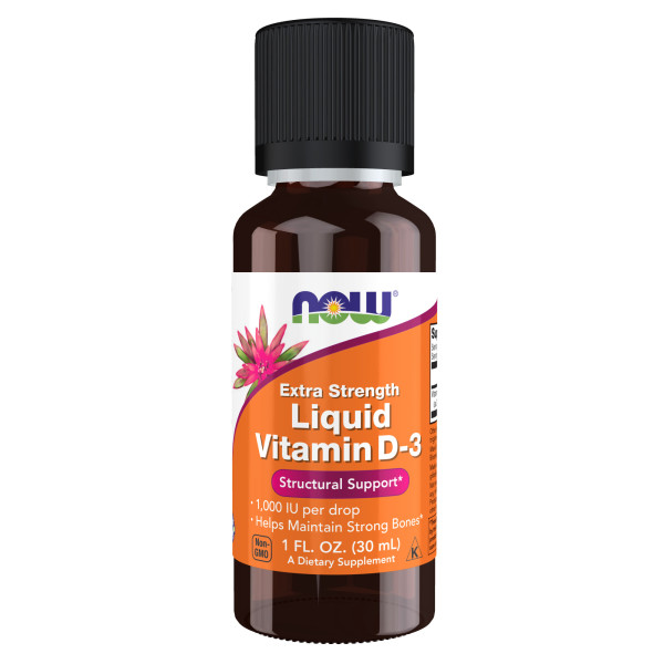 NOW Liquid Vitamin D3 Extra Strength 30 ml