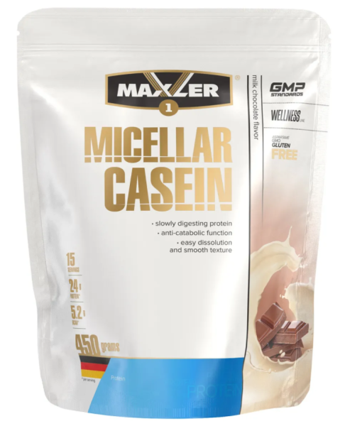 Maxler Micellar Casein 450 grams (Молочный шоколад)