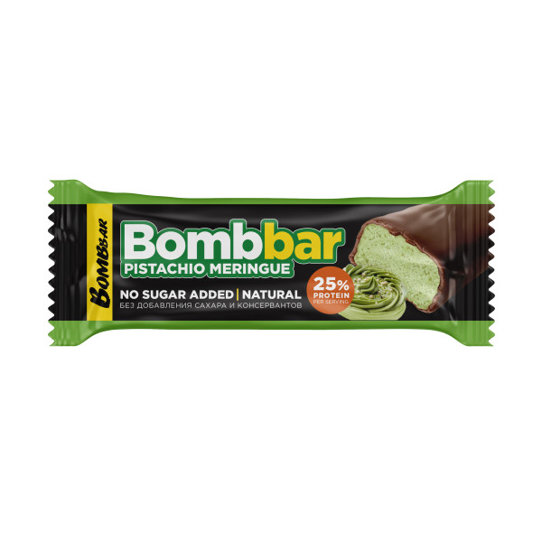 Bombbar Протеиновый батончик 40 grams (Фисташковая меренга)
