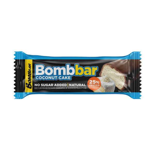 Bombbar Протеиновый батончик 40 grams (Кокосовый торт)