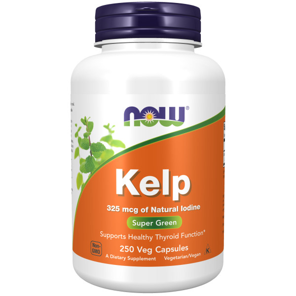 NOW Kelp 325 mcg 250 veg capsules