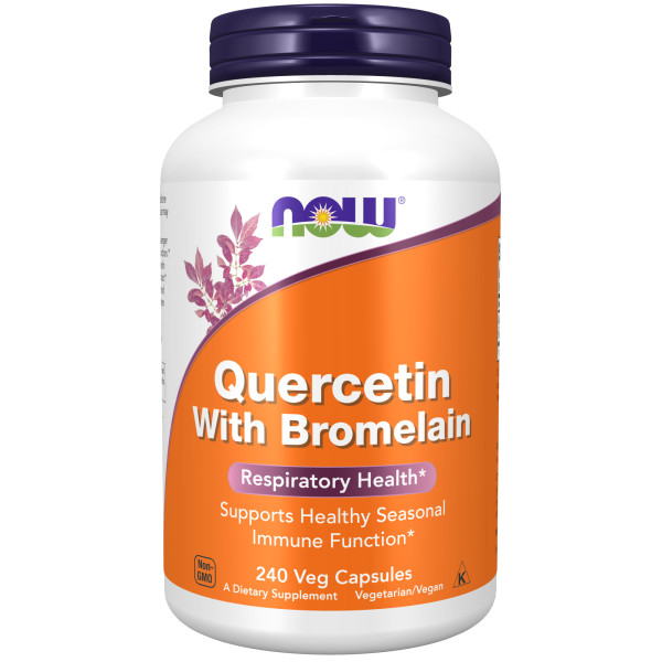 NOW Quercetin with bromelain 240 veg capsules