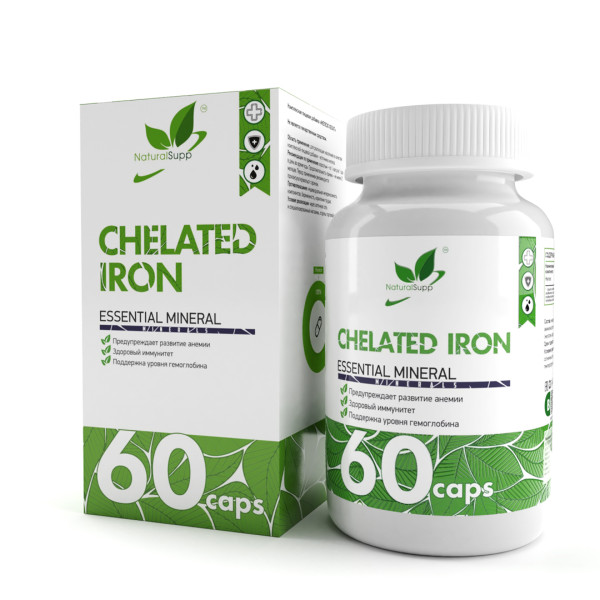 NaturalSupp Chelated iron 60 capsules