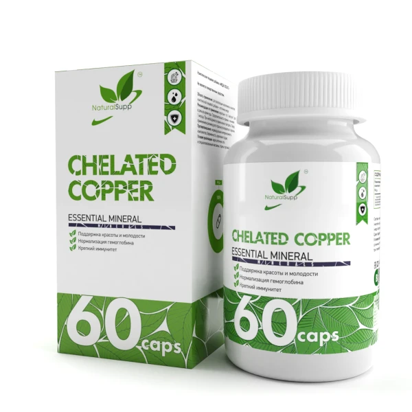 NaturalSupp Chelated copper 60 capsules