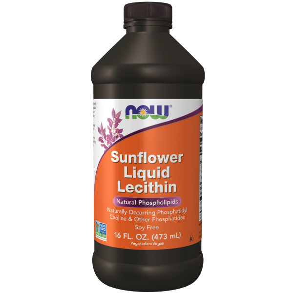 NOW Sunflower Liquid Lecithin 473 ml