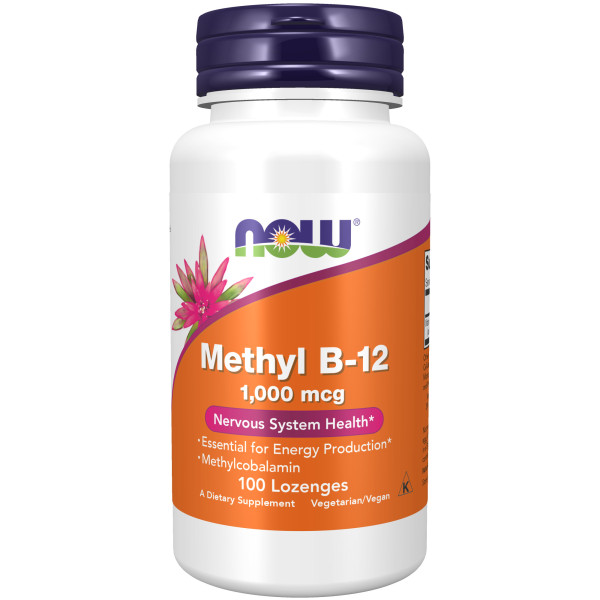 NOW Methyl B-12 1000 mcg 100 lozenges
