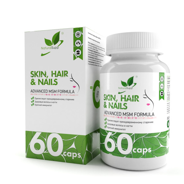 NaturalSupp Skin Hair & Nails 60 capsules