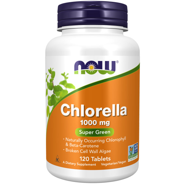 NOW Chlorella 1000 mg 120 tablets