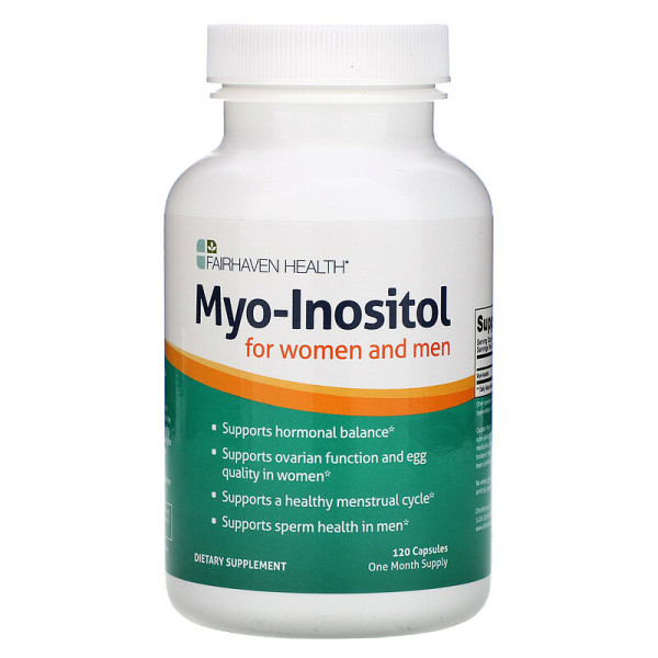 Fairhaven Health Myo-Inositol 500 mg 120 capsules
