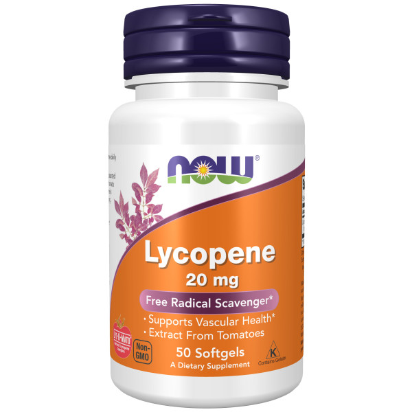 NOW Lycopene 20 mg 50 softgels