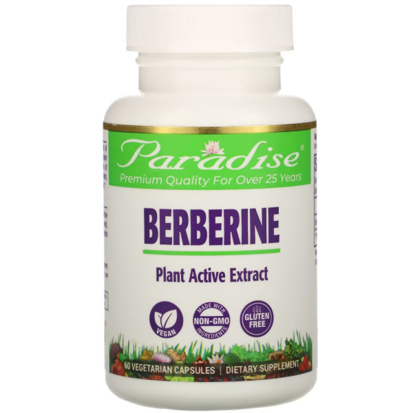 Paradise Berberine 500 mg 60 veg capsules